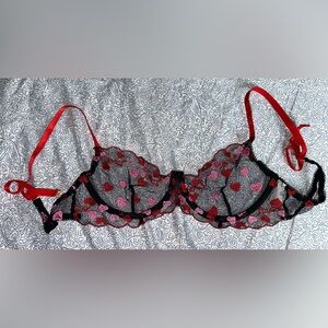Mesh heart bralette